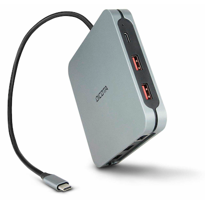 Artikelbild 2 für DICOTA USB-Hub D32057 10-fach silber, Artikelnummer 401739