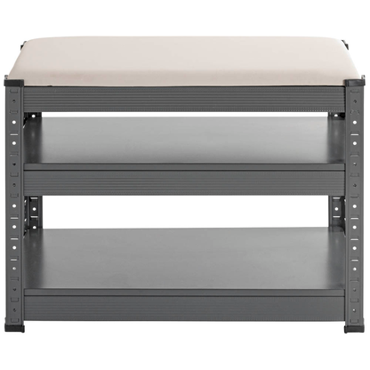 Artikelbild 5 für HAKU Möbel Schuhbank 55817 anthrazit, grau Metall 60,0 cm, Artikelnummer 591398