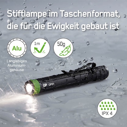 Artikelbild 3 für GP Discovery CP 21 LED Taschenlampe schwarz 11,5 cm, Artikelnummer 760049