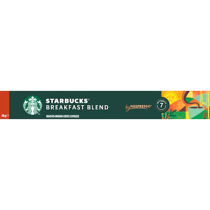 Artikelbild 4 für NESPRESSO STARBUCKS® Breakfast Blend Kaffeekapseln, mild, 10 Portionen, Artikelnummer 613234