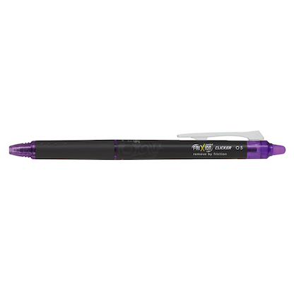 Artikelbild 2 für PILOT FRIXION point CLICKER Tintenroller schwarz 0,3 mm, Schreibfarbe: violett, 1 St., Artikelnummer 376167