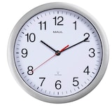 Artikelbild 1 für MAUL Funkwanduhr MAULrun weiß silber Kunststoff, Ø 25,2 cm, Artikelnummer 139297