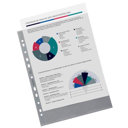 Artikelbild 4 für AKTION: 100 LEITZ Prospekthüllen recycle 4791 DIN A4 transparent genarbt 0,10 mm mit Prämie nach Registrierung, Artikelnummer 696930