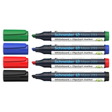Artikelbild 1 für Schneider Maxx 293 Whiteboard- und Flipchart-Marker farbsortiert 2,0 - 5,0 mm, 4 St., Artikelnummer 154353