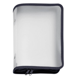 Artikelbild 1 für FolderSys Reißverschlussbeutel transparent/schwarz 0,5 mm, 1 St., Artikelnummer 357087