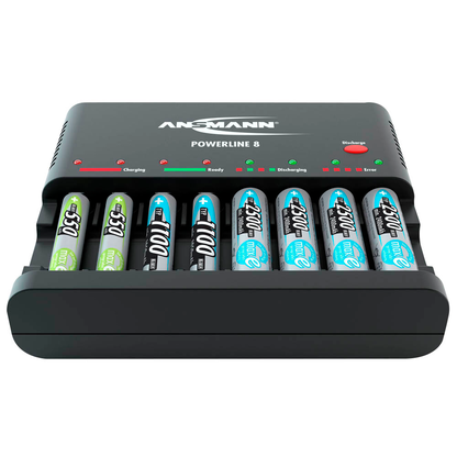Artikelbild 4 für ANSMANN Powerline 8 Akku-Ladegerät, Artikelnummer 224461