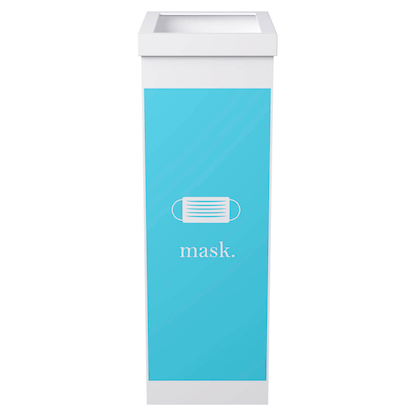 Artikelbild 21 für PAPERFLOW Mülleimer 60,0 l weiß, hellblau, Artikelnummer 302473