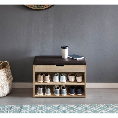 Artikelbild 7 für WOHNLING Schuhschrank, WL5.262 sonoma-eiche 1 Fachboden 60,0 x 30,0 x 40,0 cm, Artikelnummer 906392