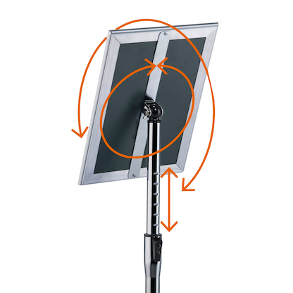 Artikelbild 7 für DURABLE Infoständer silber DIN A4, Artikelnummer 146546