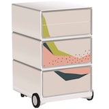 Artikelbild 1 für PAPERFLOW easyBox Colour Rollcontainer weiß, bunt 4 Auszüge 39,0 x 43,6 x 64,2 cm, Artikelnummer 215139