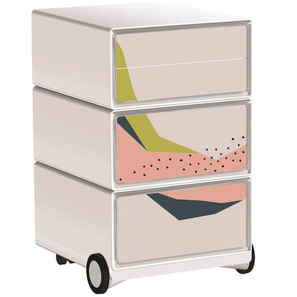 Artikelbild für PAPERFLOW easyBox Colour Rollcontainer weiß, bunt 4 Auszüge 39,0 x 43,6 x 64,2 cm, Artikelnummer 215139