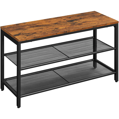 Artikelbild 13 für VASAGLE Schuhbank LBS74X braun, schwarz Holz 80,0 cm, Artikelnummer 439347