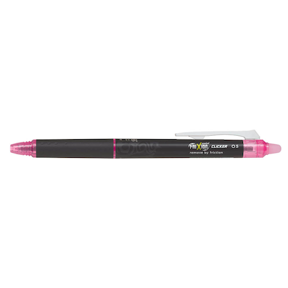 Artikelbild 2 für PILOT FRIXION point CLICKER Tintenroller schwarz 0,3 mm, Schreibfarbe: pink, 1 St., Artikelnummer 376154