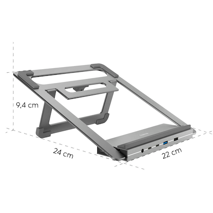 Artikelbild 3 für hama Dockingstation mit Laptop-Ständer Connect2Office Stand, Artikelnummer 825903