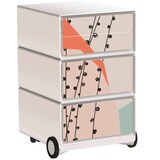 Artikelbild 1 für PAPERFLOW easyBox Colour Rollcontainer weiß, bunt 4 Auszüge 39,0 x 43,6 x 64,2 cm, Artikelnummer 215029