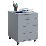 Artikelbild 1 für VCM my office Lona Rollcontainer grau 4 Auszüge 42,0 x 50,0 x 57,0 cm, Artikelnummer 905063