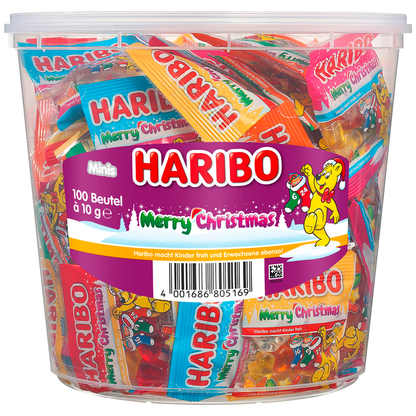 Artikelbild 3 für HARIBO Christmas Minibeutel Fruchtgummi 100 St./ 1,0 kg, Artikelnummer 855502
