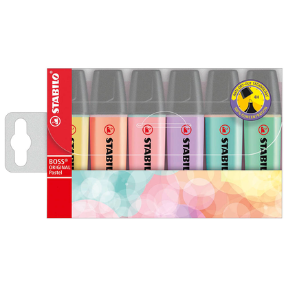 Artikelbild für STABILO BOSS ORIGINAL Textmarker farbsortiert, 6 St., Artikelnummer 403985
