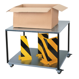 Artikelbild 1 für SZ Metall Tischwagen silber 80,0 x 60,0 x 60,0 cm, Artikelnummer 789875