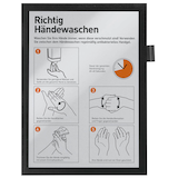 Artikelbild 1 für DURABLE Magnetrahmen selbstklebend DURAFRAME NOTE schwarz A4, 1 St., Artikelnummer 371359