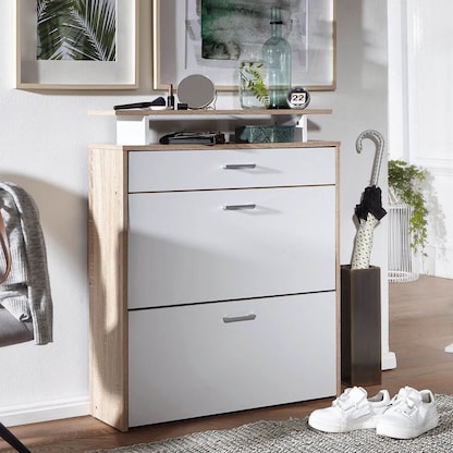 Artikelbild 6 für WOHNLING Schuhschrank, WL1.794 sonoma-eiche 3 Fachböden 80,0 x 24,0 x 95,0 cm, Artikelnummer 906101