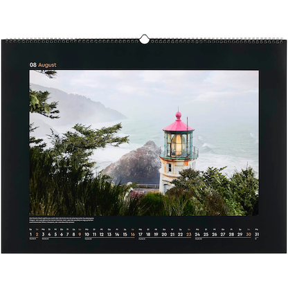 Artikelbild 9 für KUNTH Monats-Wandkalender Leuchttürme 2026, Artikelnummer 575919