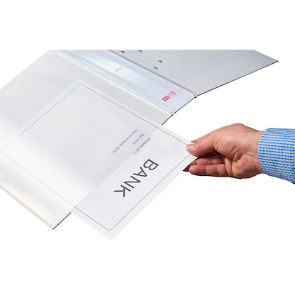 Artikelbild 4 für VELOFLEX VELODUR® Präsentationsringbücher 2-Ringe weiß 2,0 cm DIN A4, 10 St., Artikelnummer 599449