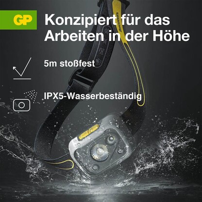 Artikelbild 14 für GP Discovery CHW54 LED Stirnlampe grau 6,6 cm, Artikelnummer 760104