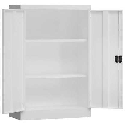 Artikelbild für ClassiX Metallschrank X-530297 signalweiß 80,0 x 38,0 x 120,0 cm, aufgebaut, Artikelnummer 184418