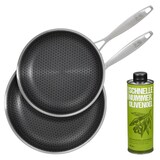 Artikelbild 1 für HENSSLERS Pfannen-Set anthrazit 28,0/24,0 cm 2-tlg., Artikelnummer 641869