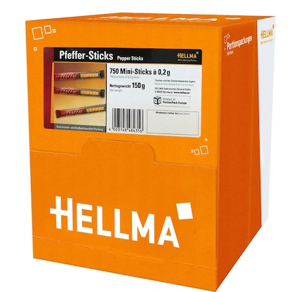 Artikelbild für HELLMA Pfeffersticks Gewürz, 750 St., Artikelnummer 781437