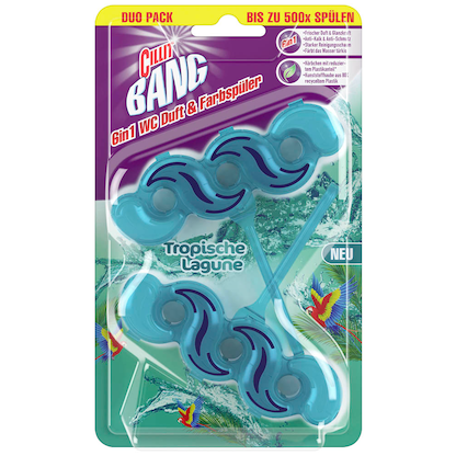 Artikelbild für CILLIT BANG 6in1 WC-Duftspüler Tropische Lagune, 2 St., Artikelnummer 295313