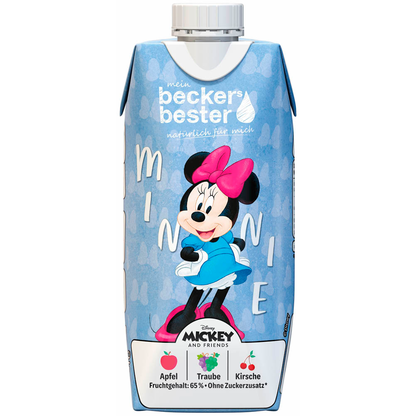 Artikelbild 3 für beckers bester Mickey & Minnie Apfel-Traube-Kirsche Fruchtsaftgetränk 12x 0,33 l, Artikelnummer 653024