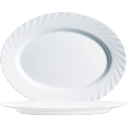 Artikelbild 2 für 4 ARCOROC Servierplatten Trianon White weiß 35,0 cm, Artikelnummer 977233