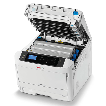 Artikelbild 2 für OKI C844dnw Farb-Laserdrucker grau, Artikelnummer 836895