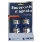 Artikelbild 1 für FRANKEN Magnethaken silber, Metall 1,6 x 1,6 cm, 4 St., Artikelnummer 529490