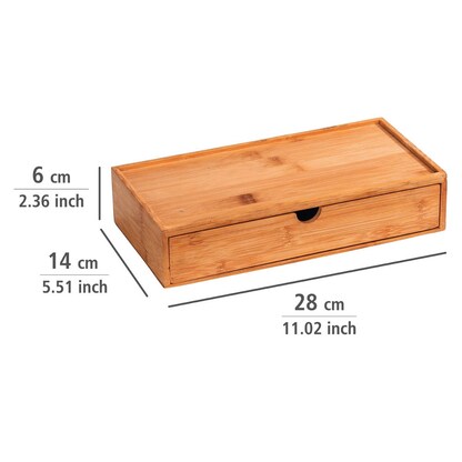 Artikelbild 2 für WENKO Terra Ordnungsbox braun 28,0 x 14,0 x 6,0 cm, Artikelnummer 665061