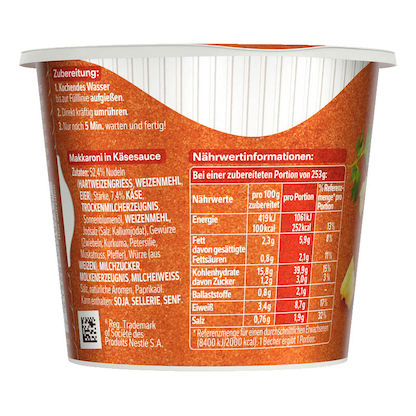 Artikelbild 6 für Maggi® 5 Minuten Terrine Makkaroni & Käse Fertiggericht 8x 63,0 g, Artikelnummer 612954