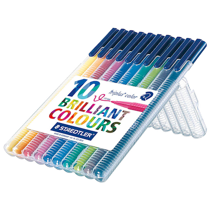 Artikelbild 2 für STAEDTLER triplus color Filzstifte farbsortiert, 10 St., Artikelnummer 504163