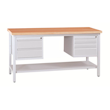 Artikelbild 1 für Gürkan Werkbank lichtgrau 5 Schubladen 120,0 x 60,0 x 84,0 cm, Artikelnummer 561326