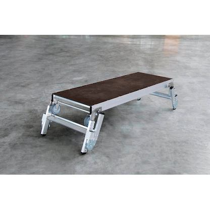 Artikelbild 6 für MUNK Arbeitsplattform 30414 höhenverstellbar silber 2x 2 Stufen, H: 73,0 cm, Artikelnummer 593758