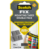 Artikelbild 1 für Scotch FIX™ REMOVABLE SQUARES doppelseitige Klebepads für max. 225,0 g 12,7 x 12,7 mm, 64 St., Artikelnummer 571168