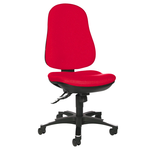 Artikelbild 1 für Topstar Bürostuhl Trend SY 10, 9020G21 Stoff rot, Gestell schwarz, Artikelnummer 206771