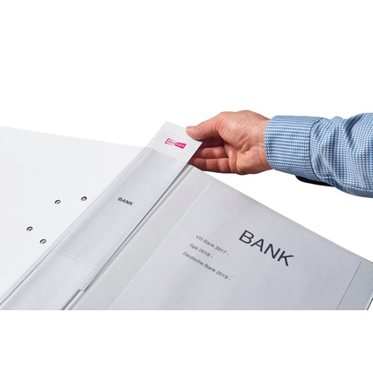 Artikelbild 5 für VELOFLEX VELODUR® Präsentationsringbücher 2-Ringe weiß 2,0 cm DIN A4, 10 St., Artikelnummer 599449