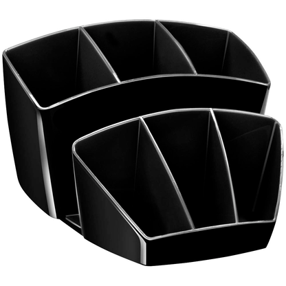 Artikelbild 2 für cep Schreibtisch-Organizer Mineral schwarz Polystyrol 6 Fächer 14,3 x 15,8 x 9,3 cm, Artikelnummer 251099