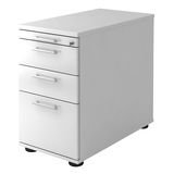 Artikelbild 1 für HAMMERBACHER Solid Standcontainer weiß 4 Auszüge 42,8 x 80,0 x 72,0 - 76,0 cm, Artikelnummer 377818