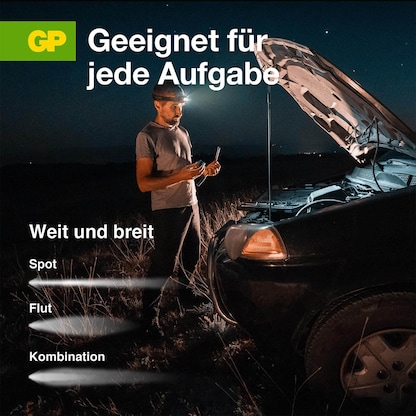 Artikelbild 16 für GP Discovery CHW54 LED Stirnlampe grau 6,6 cm, Artikelnummer 760104