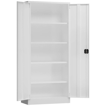 Artikelbild für ClassiX Metallschrank X-530337 signalweiß 80,0 x 38,0 x 180,0 cm, aufgebaut, Artikelnummer 184436