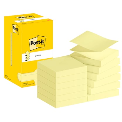 Artikelbild 18 für Post-it® Z-Notes Haftnotizen R330 gelb, 12 Blöcke, Artikelnummer 130930