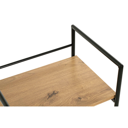 Artikelbild 6 für HAKU Möbel Beistellregal schwarz, eiche 34,0 x 27,0 x 130,0 cm, Artikelnummer 591501